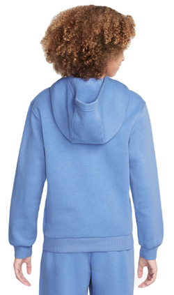 Детская теннисная куртка Nike Kids Club Fleece Full-Zip - polar/white