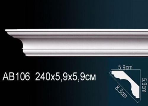 Карниз потолочный гибкий AB106