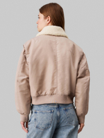 Сатиновая куртка CALVIN KLEIN JEANS - пудро-розовый(J20J224115)