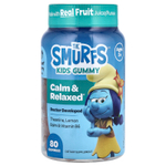 The Smurfs, Жевательные таблетки для детей, для успокоения и расслабления, для детей от 3 лет, со вкусом смурфа, 80 жевательных таблеток