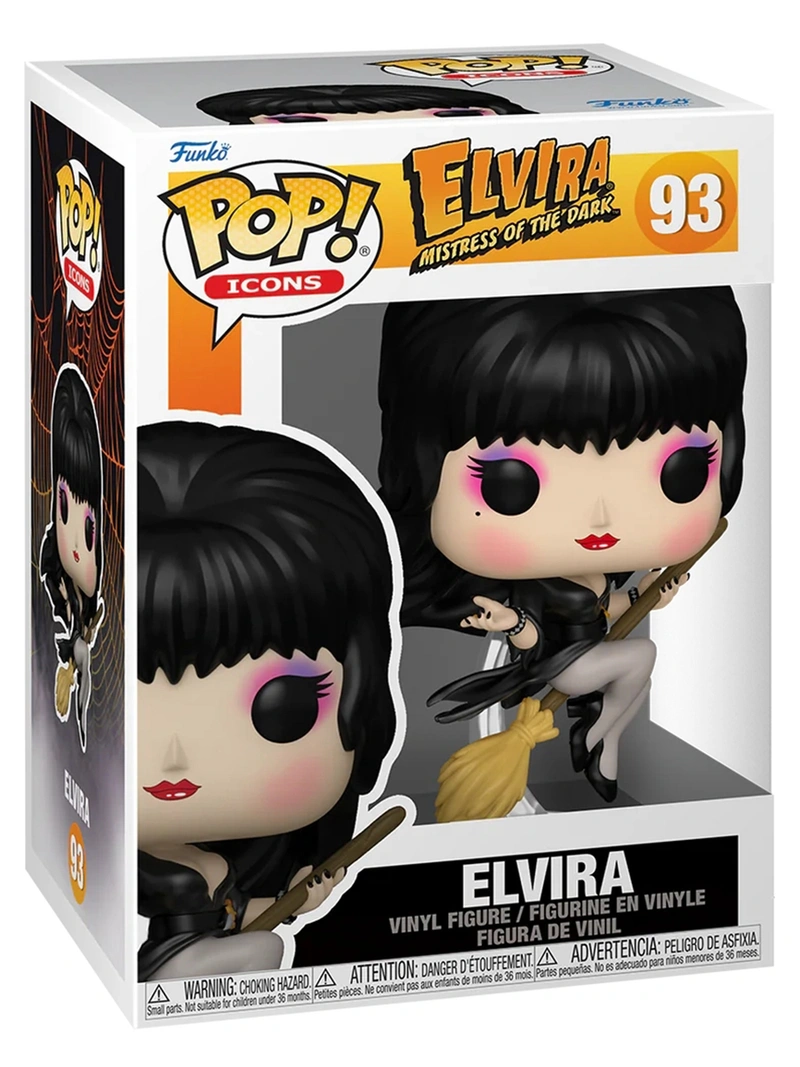 Funko POP! Elvira S5: Elvira on Broom (93)