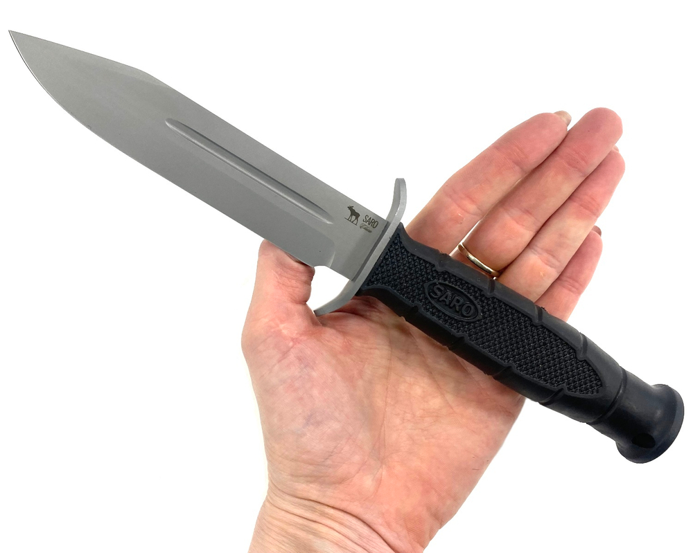 Нож Разведчика НР-2000, сталь Х12МФ ножны ABS, Saro
