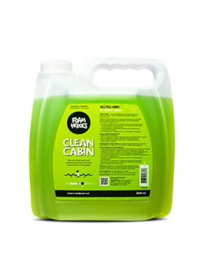 Foam Heroes Clean Cabin слабощелочной состав для химчистки салона, 3л