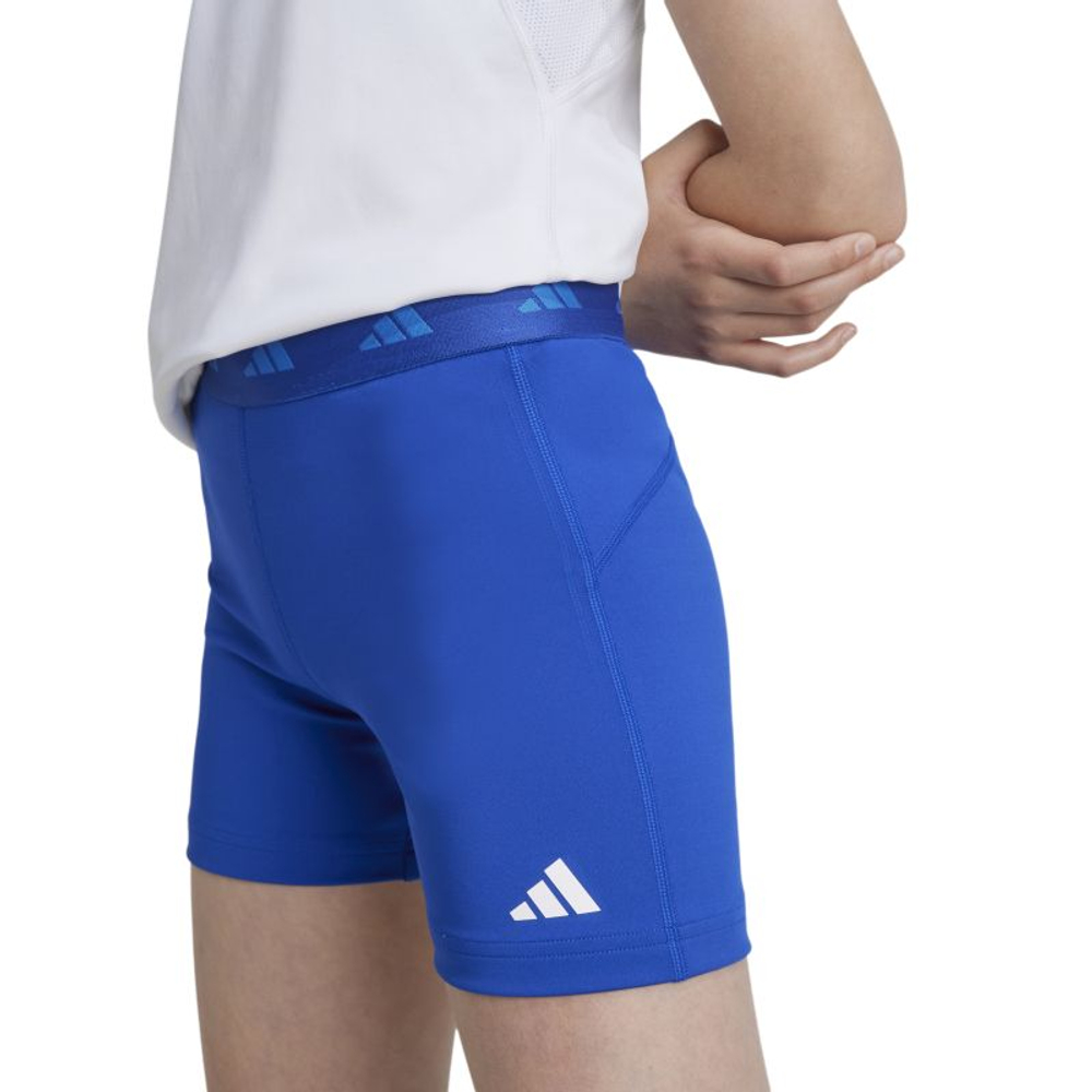 Детские шорты Adidas Techfit Short - royal blue/whiet