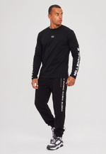 Спортивный костюм мужской черный MMCKSUIT72233