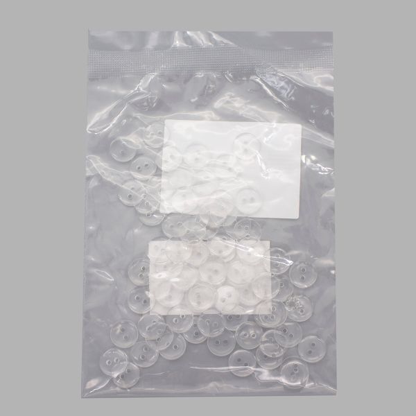 Пуговицы 2 прокола 18L=11 мм, (clear (прозрачный)), CX-K-22, 144 шт