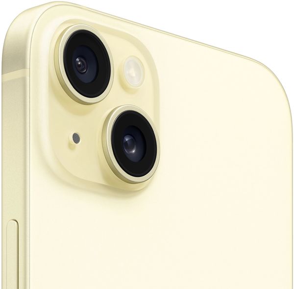 Смартфон Apple iPhone 15 Plus 128 ГБ, Dual: nano SIM + eSIM, желтый
