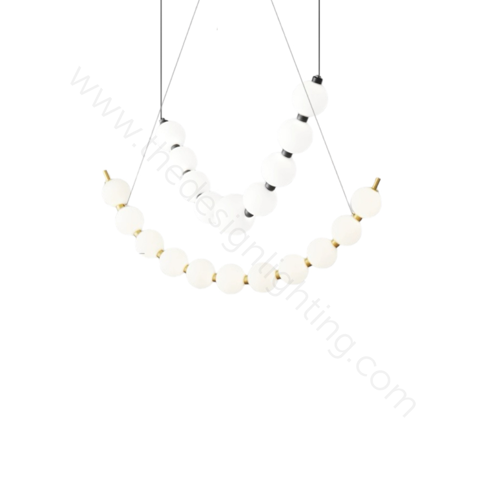 Chandelier  horizontal Collier de perles by Necklaces