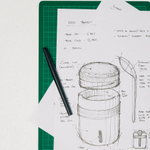 Термос black+blum, food flask, 400 мл, зеленый