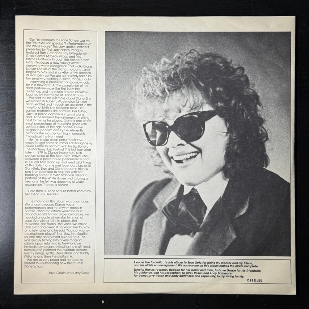 Виниловая пластинка Diane Schuur ‎– Deedles LP