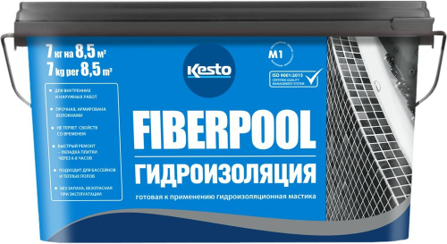 Мастика гидроизоляционная Kesto Fiberpool