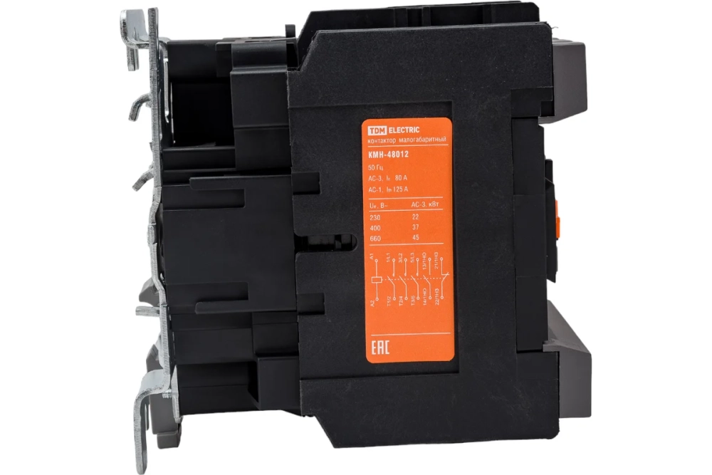 Контактор TDM КМН-48012 80А 230В/АС3 1НО;1НЗ