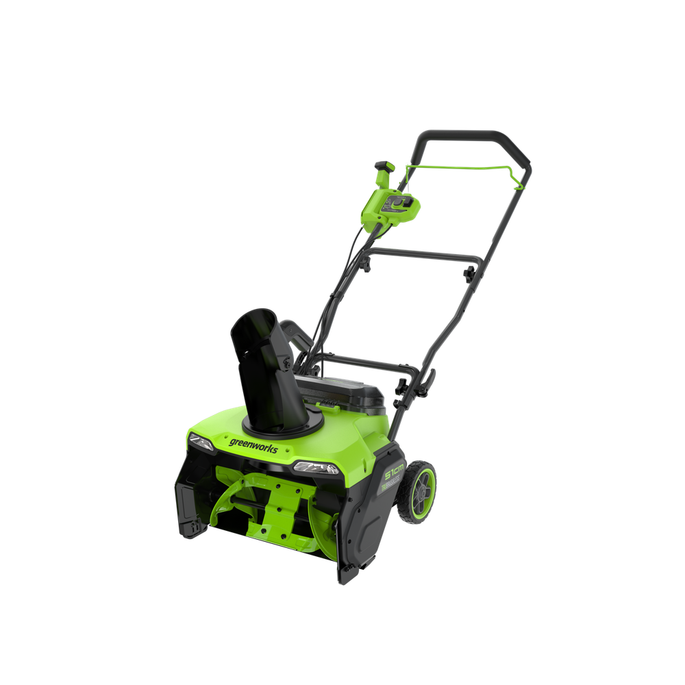 Снегоуборщик аккумуляторный бесщеточный Greenworks GD40STX2, 40V, 51 см, с 1хАКБ 5 Ач и ЗУ (2603407UG)