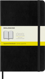 Блокнот Moleskine Classic Soft (QP617) 13х21см 192стр. в клетку, мягкая обложка, черный