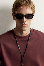 ФУТБОЛКА RELAXED FIT В РУБЧИК — ZARA