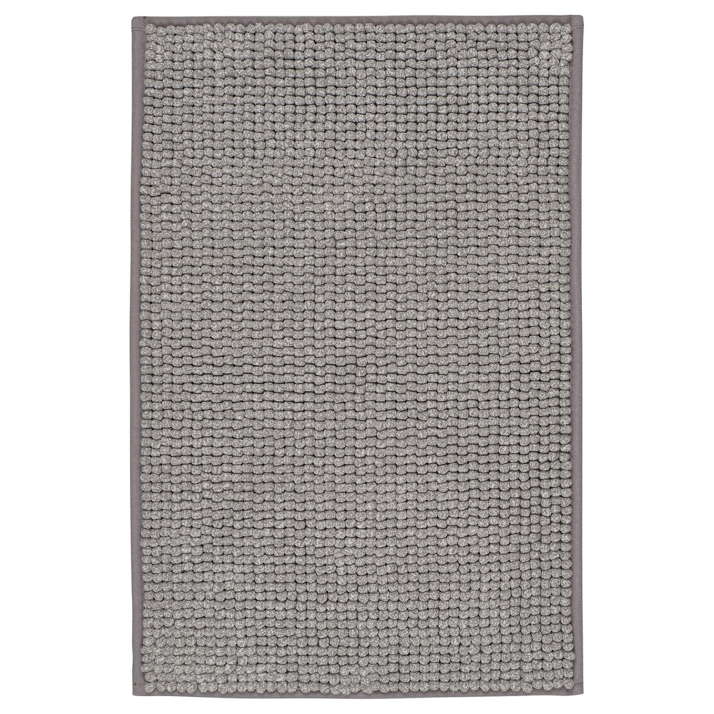 IKEA TOFTBO  (ИКЕА ТОФТБО)  -  Коврик для ванной - серо-белый/меланж 40х60 см