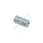 Гайка удлиненная стальная оц М20х60 к.п. 5 шестигранная DIN 6334