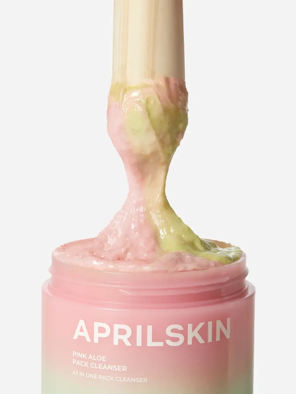 APRILSKIN Двухфазное средство: очищающий бальзам и пенка c розовым алоэ Pink Aloe Pack Cleanser 120 гр