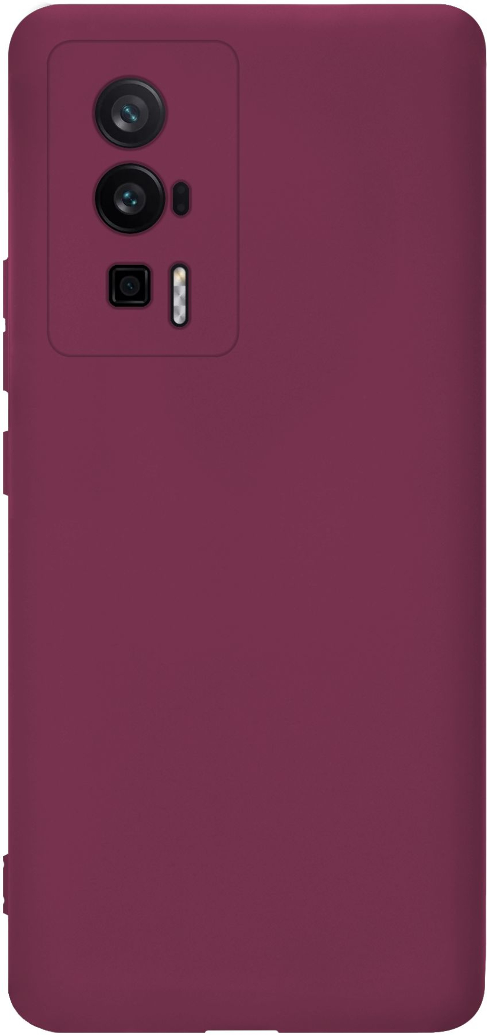 Мягкий Soft Touch чехол из силикона для XIAOMI POCO F5 PRO и REDMI K60 PRO с бархатной подкладкой
