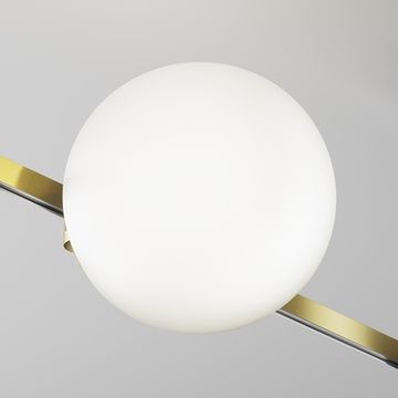 Магнитный трековый светодиодный светильник 8W 4000К TR229-1-8W4K-BS белый/латунь Luna Flarity Maytoni