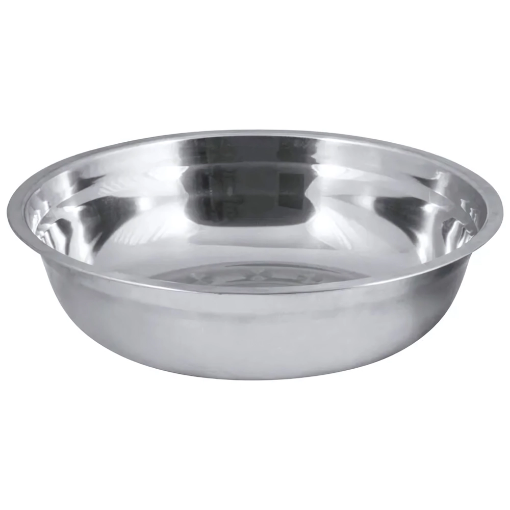 Миска Bowl-27, объем 2,8 л, с расширенными краями, из нерж стали, зеркальная полировка, диа 27 см