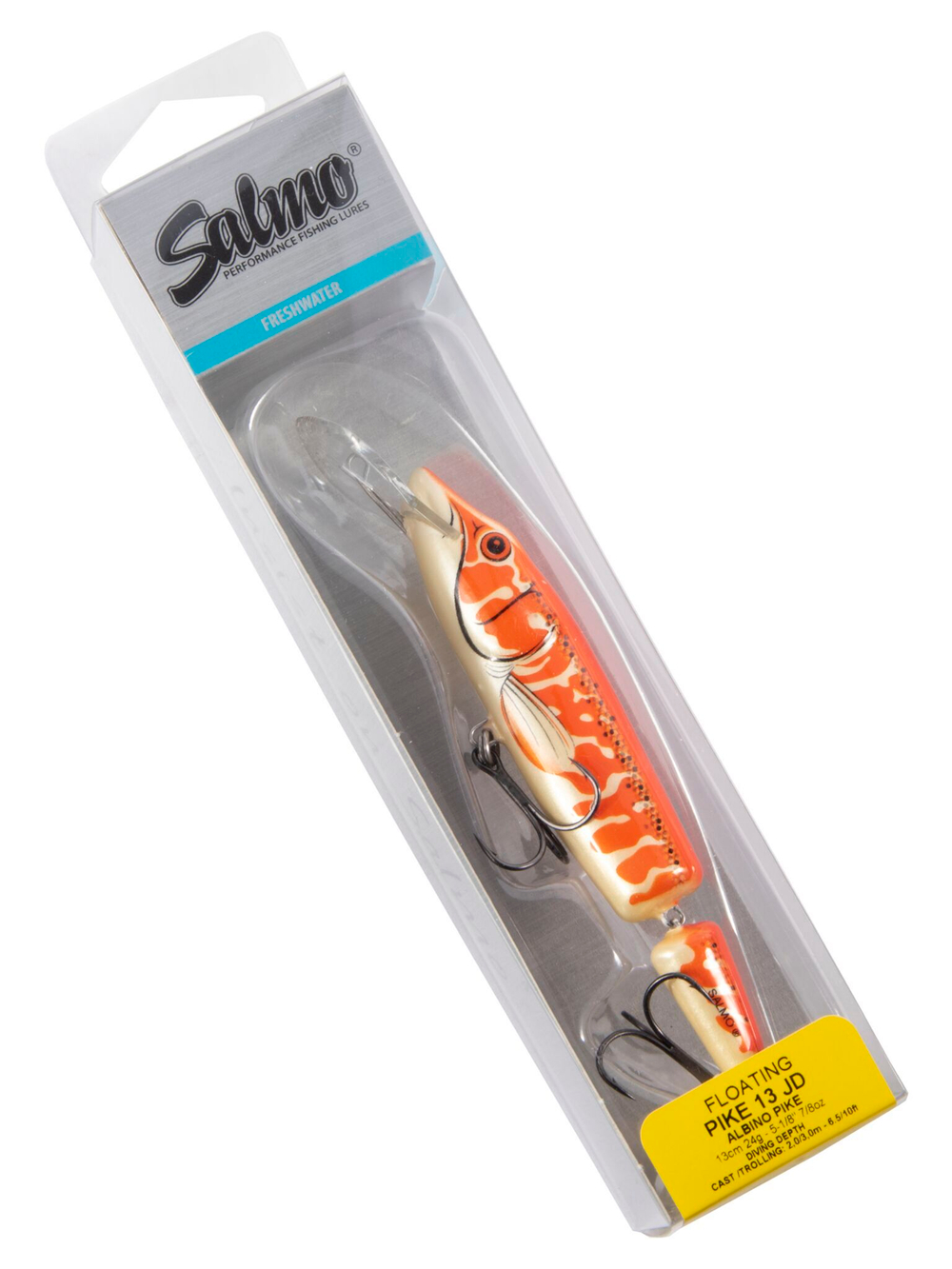 Воблер плавающий двухсост. Salmo PIKE JDR 13/APE