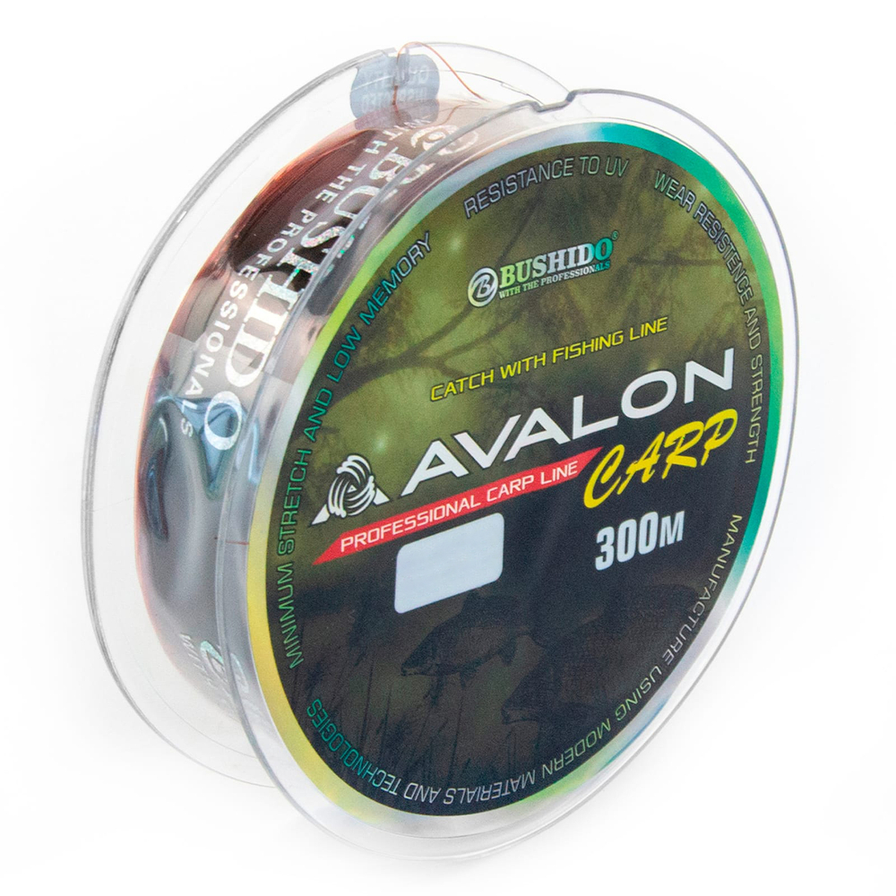 Леска Bushido Avalon Carp, коричневый (300м)