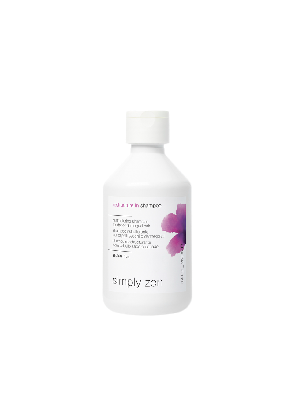Simply Zen Restructure In Shampoo 250 мл — восстанавливающий шампунь для поврежденных волос