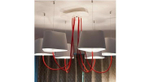 DesignHeure Lu6mnb — Потолочный светильник Lustre 6 abat-jour Moyen Nuage