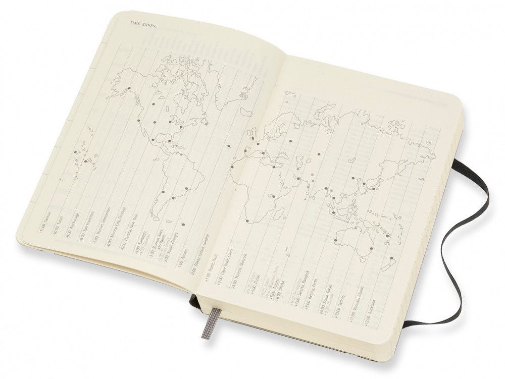 Ежедневник Moleskine Classic 90x140 мм 400 стр мягкая обложка (DSB12DC2)