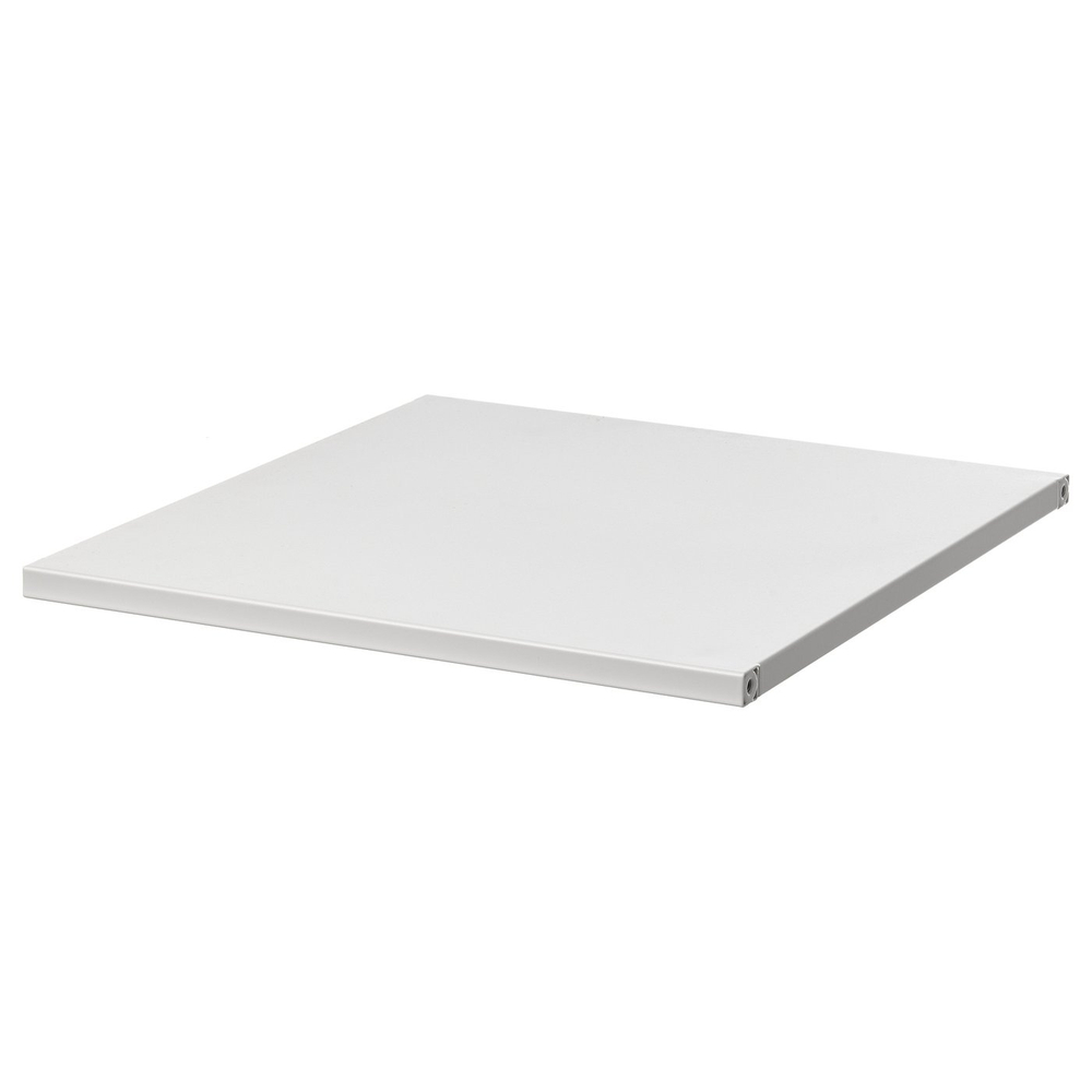 IKEA JOSTEIN  (ИКЕА ЙОСТЕИН)  -  Полка металлическая - для дома и улицы белая 37x40 см