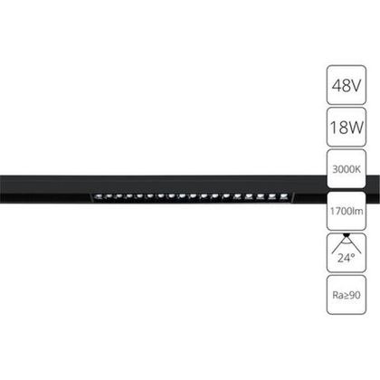 Cветильник потолочный Arte Lamp Linea A4675PL-1BK