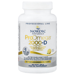 Nordic Naturals, ProOmega 2000-D, Лимон, 1250 мг, 60 мягких таблеток