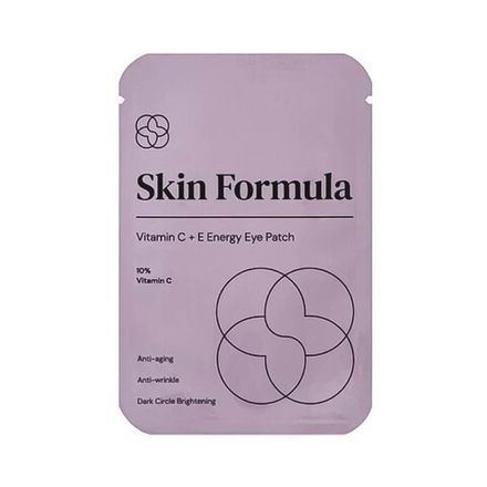 Skin Formula Vitamin C+E Energy Eye Patch Патчи против темных кругов, морщин и дряблости кожи, 2 шт