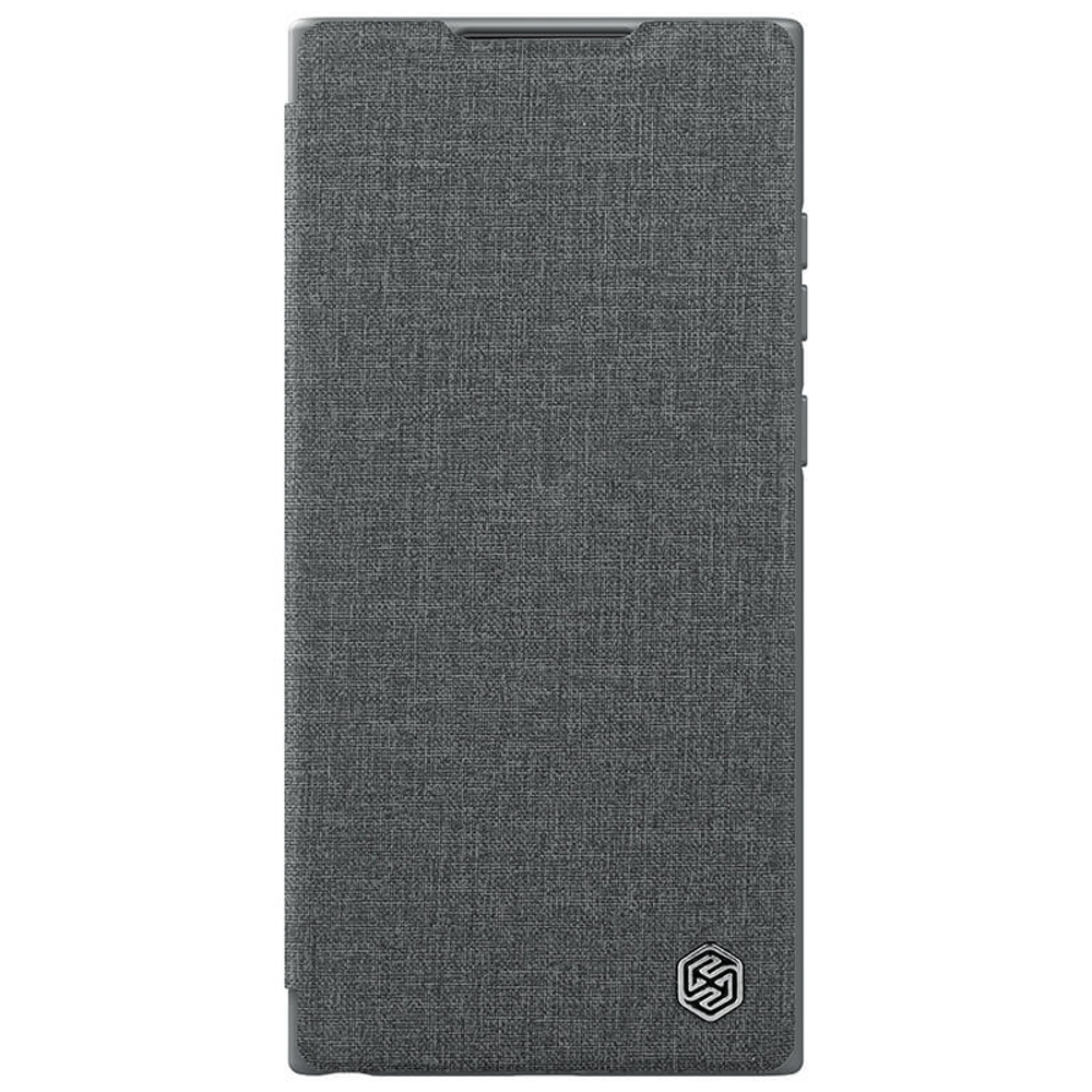 Чехол-книжка Nillkin Leather Qin Pro Cloth для Samsung Galaxy S22 Ultra