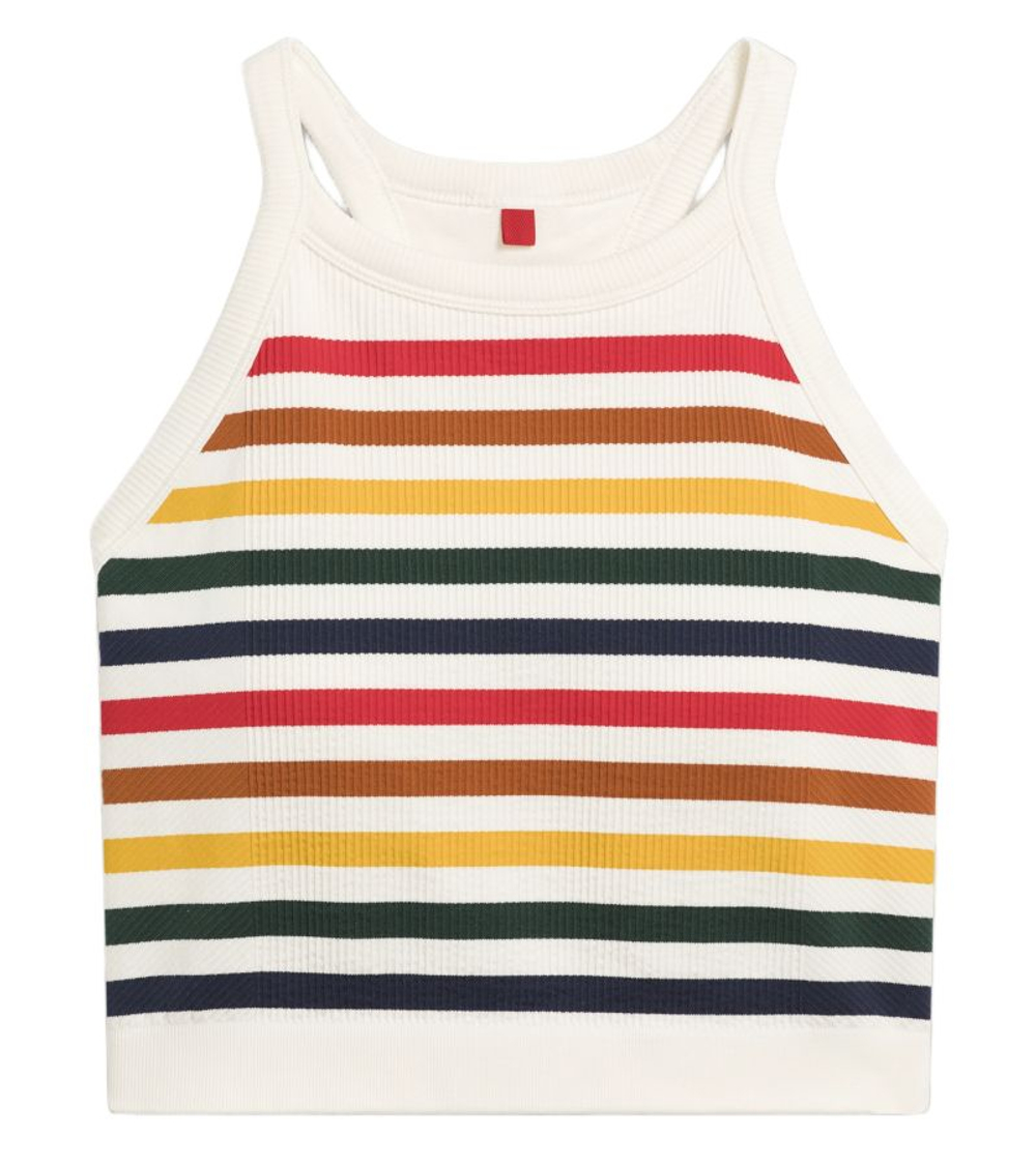 Топ теннисный Wilson On The Daily Brami - sandrift stripe