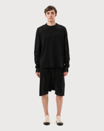 RICK OWENS DRKSHDW ШОРТЫ ЧЕРНЫЕ LIDO DRAWSTRING PODS