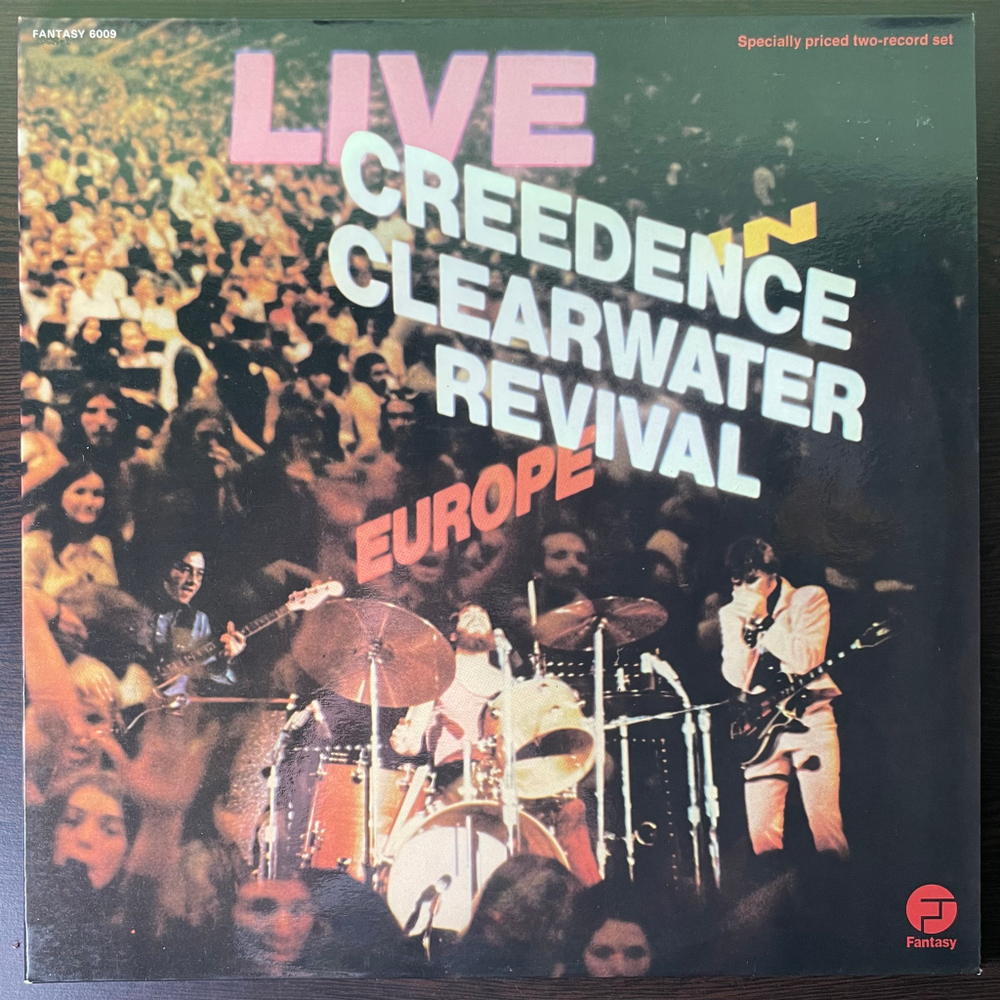 Creedence Clearwater Revival - Live In Europe 2LP (Франция 1973г.)