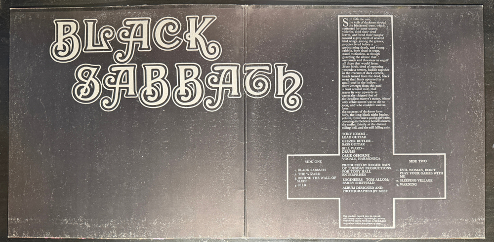 Black Sabbath - Black Sabbath (Германия 1970г.)