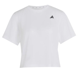 Женская теннисная футболка Adidas Power Essentials Big Graphic - white
