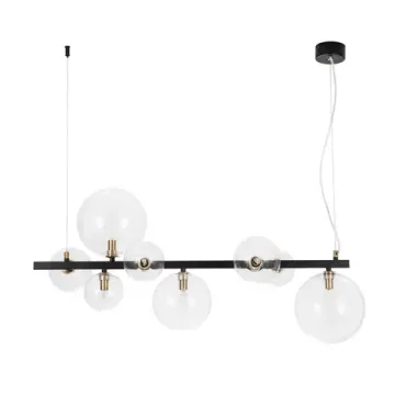 Подвесная люстра 8*G9 A7790SP-8BK белый/черный Vincent Arte Lamp