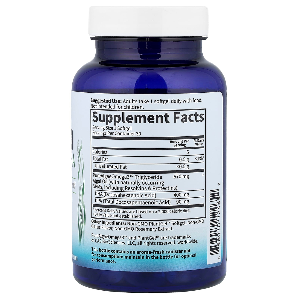 Garden of Life, Мы в компании Formulated, Vegan Prenatal DHA, 400 мг, 30 мягких таблеток
