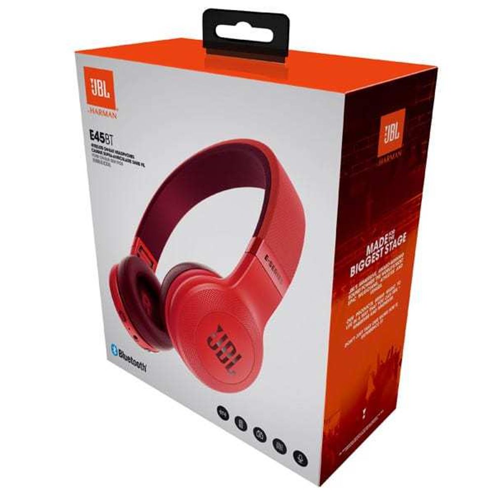 Беспроводные наушники JBL E45BT Red - 4