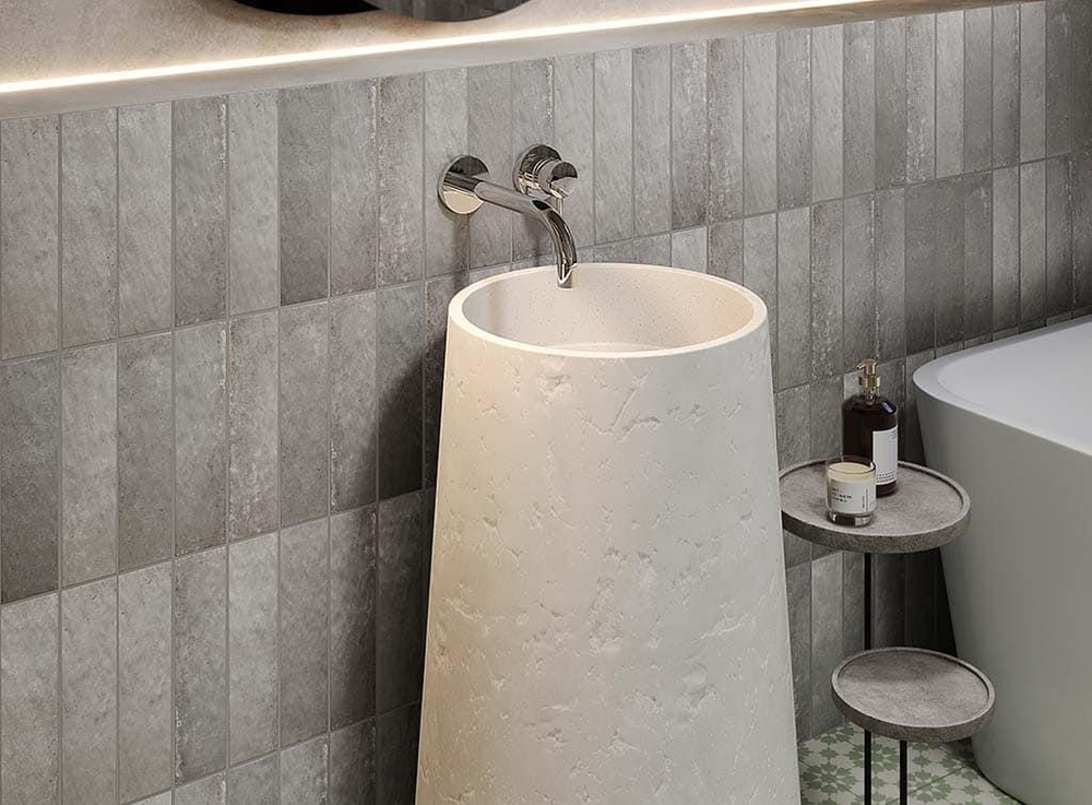 Geotiles Terracotta Grey 45x45