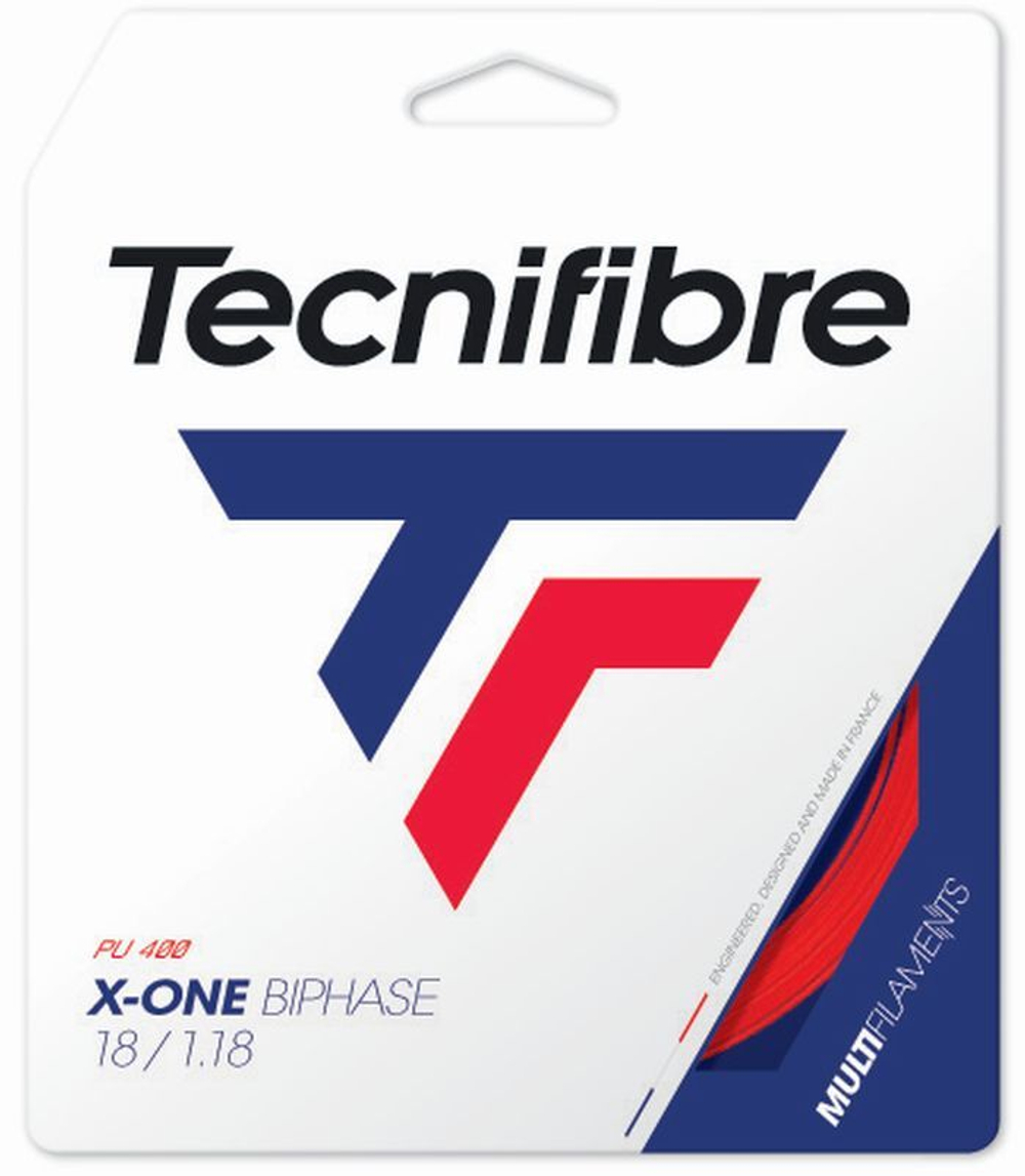 Теннисные струны Tecnifibre X One Biphase (12 m) - красный