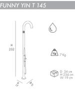 Душ уличный Arkema Funny Yin T 145