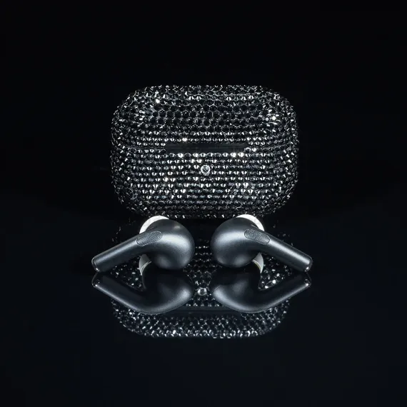 Apple AirPods Pro 2 USB-C Swarovski Crystal Black