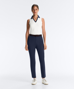 OYSHO Техничные брюки skinny с рельефным швом, темно-синий