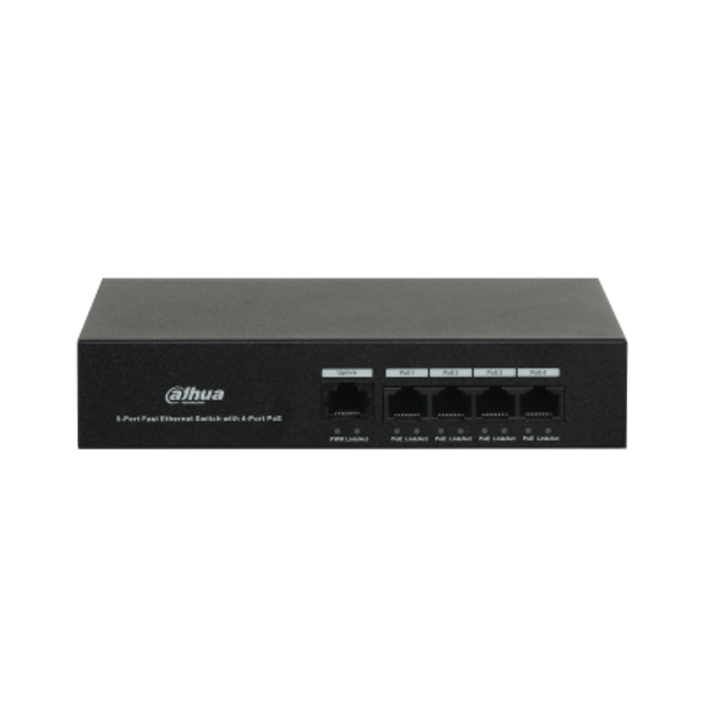 Сетевой PoE коммутатор DahuaDH-PFS3005-4ET-36