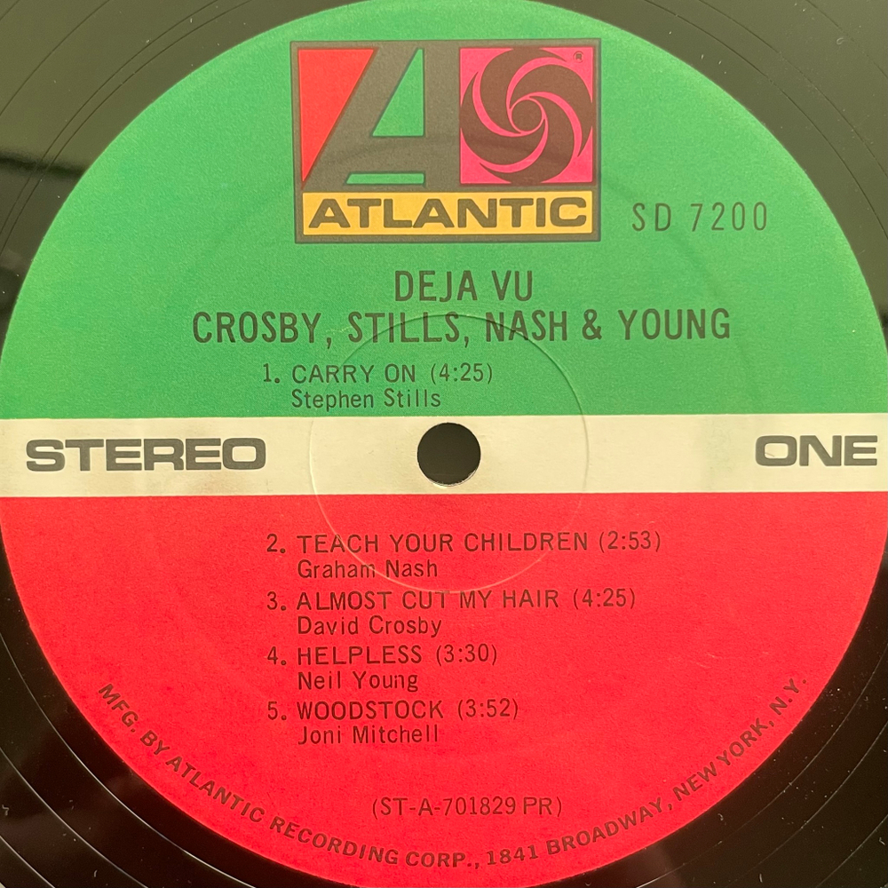 Crosby, Stills, Nash & Young ‎– Déjà Vu (США 1970г.)